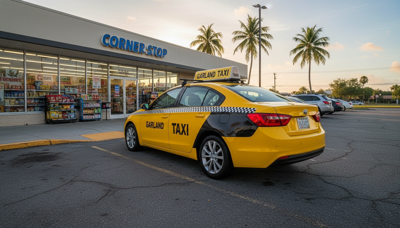 Modern taxi vehicle