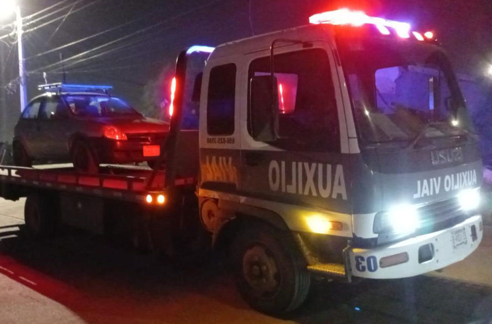 Grúa de auxilio vial