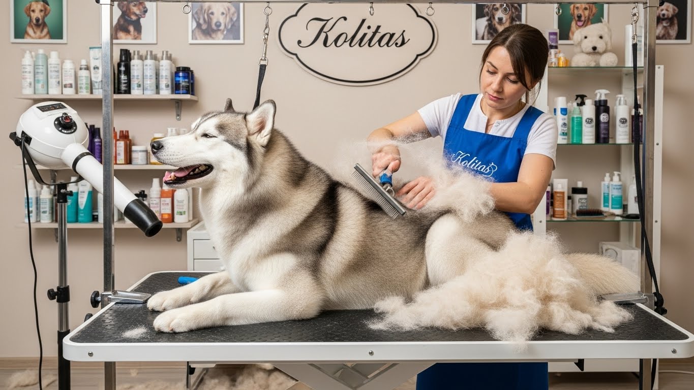 Camioneta de servicio a domicilio estetica canina